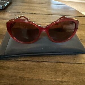 Coach Red Sunglasses